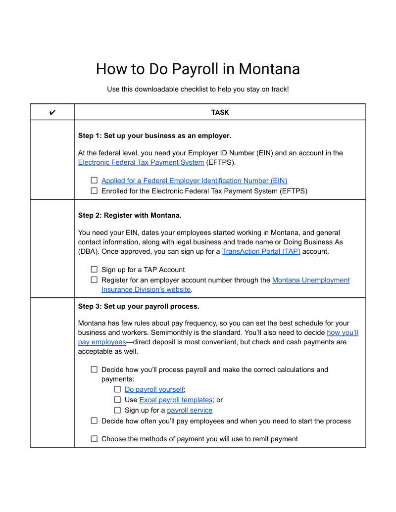 How To Do Payroll In Montana: An Employer&amp;#039;S Guide in Montana W4 Form 2025