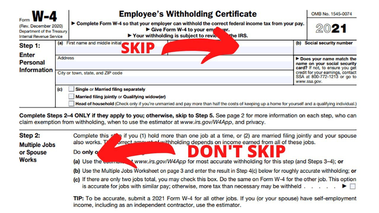 How To Fill Out W4 Tax Form In 2022 Fast inside W4 Form 2025 In Spanish