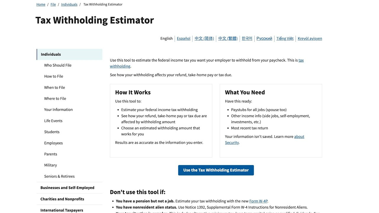 Irs Form W-4P Instructions - Pension &amp;amp; Annuity Tax Withholding with W-4P Form 2025