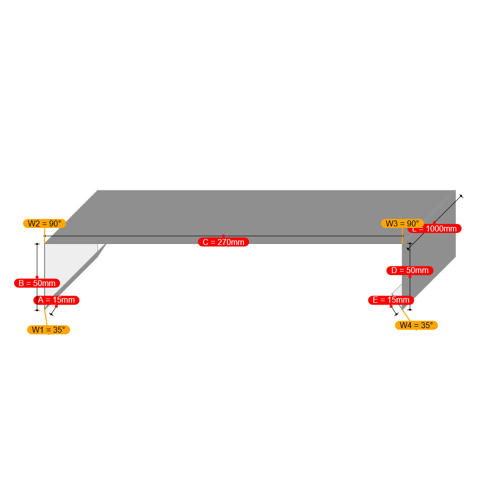 Mauerabdeckung Zuschnitt 400 Mm Länge 1 Meter Alu Farbig 1,0 Mm Graualuminium (Ral9007) - Dachrinnen-Shop - Dachrinnen-Shop.de - Die Nr. 1 Für for Ga W4 Form 2025