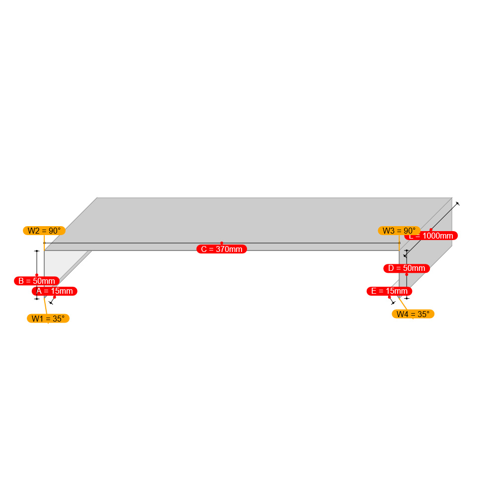 Mauerabdeckung Zuschnitt 500 Mm Länge 1 Meter Titanzink Walzblank 0,7 Mm (Standard) - Dachrinnen-Shop - Dachrinnen-Shop.de - Die Nr. 1 Für in W4 Form Spanish 2025