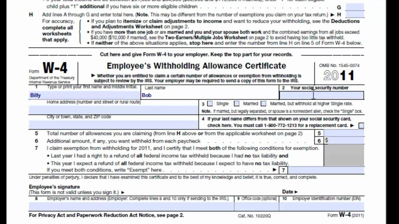 W-4 Form Preparationbusinessaccountant In Los Angeles in W4 Form California 2025