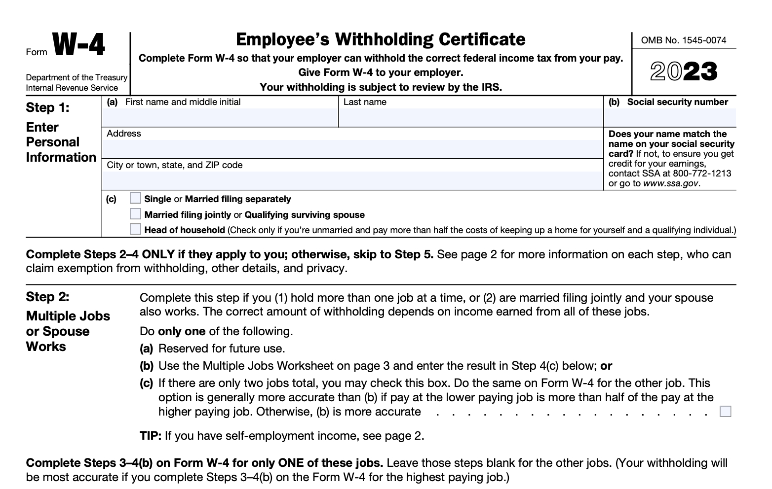 What Is The W4 Form And How Do You Fill It Out? Simple Guide for W4 Forms 2025
